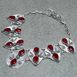 Collier chaîne à maillons plaqué laiton, perle et pierre précieuse, élégant, religieux, tendance, bijoux pour femmes, anniversaire, vente chaude - Product Image 3