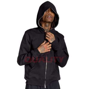 Sweat à capuche classique à fermeture éclair pour hommes et femmes Sweat-shirt en molleton doux avec poches Vêtements de plein air décontractés à bas prix à vendre - Product Image 6