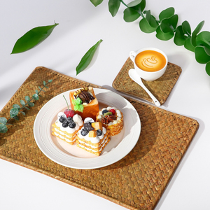 Vietnam Natural Material Mats 2021 Collection Bamboo Water Hyacinth <b>Seagrass</b> <b>Placemats</b> & Pads-Eco-Friendly & Stylish - Product Image 4