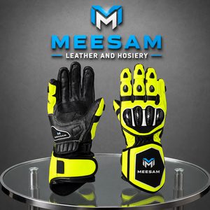 Gants de moto en cuir pour la course, nouveaux modèles 2027, protection complète des doigts, gants de course respirants et ventilés pour side-car - Product Image 1