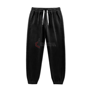 Pantalones de chándal de gimnasio para hombre personalizados | Joggers de Spandex de poliéster y algodón al por mayor con bolsillos y logotipo personalizado - Product Image 4