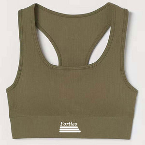 Soutien-gorge de sport respirant à maintien élevé pour femme, avec bretelles réglables et logo frontal – Prêt pour le yoga – Meilleures ventes à prix réduit pour adultes - Product Image 1