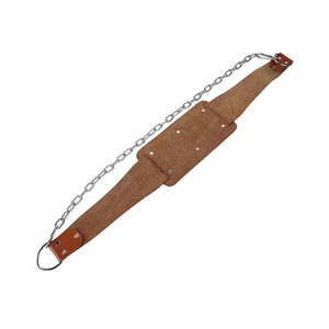 Cinturón de Cuero para Entrenamiento de Pesas, Transpirable, con Cadena y Soporte Protector para la Espalda - Product Image 3