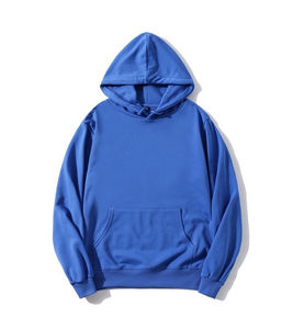 Hoodies personnalisés à faible MOQ, 100% coton, poids lourd, poches avant, logo imprimé, manches côtelées pour l'hiver, pour usage extérieur - Product Image 1