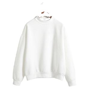 Sweats à capuche à col montant en molleton français de qualité supérieure personnalisés pour femmes Hiver 2026 - Product Image 4