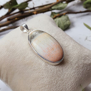 Colgante de piedras preciosas únicas de Plata de Ley 925 con piedra ovalada de celestobarita chapada en oro para la fabricación de collares de joyería de compromiso - Product Image 4