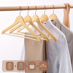 Custom Shape Wood Clothes <b>Hanger</b> for Wardrobe Bathroom Living Room-for Hotels and Boutiques - Product Image 3