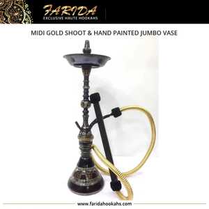 Juego de Shisha Egipcio Tradicional de Lujo Mediano, Grabado a Mano, Latón Macizo Pesado, Accesorios Completos, Hookahs Lacadas al por Mayor - Product Image 5