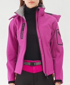 Veste Softshell coupe-vent à col montant personnalisée, tendance, élégante, fermeture éclair, veste pour femme, haute qualité, vente en gros, veste d'hiver - Product Image 6