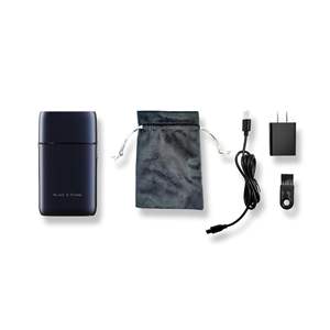 Rasoir sans fil à double grille pour hommes, entièrement métallique, rechargeable, pour utilisation humide et sèche, avec lames jumelles et moteur numérique - Product Image 1