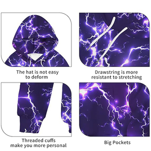 Nuevas Sudaderas con Capucha de Sublimación para Hombre de Invierno, Precio Económico, Sudaderas con Capucha y Camisetas de Sublimación de Alta Calidad para Hombre y Mujer - Product Image 4