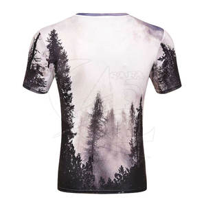 Nuevo diseño personalizado hombres sublimación camisetas al por mayor cómodos hombres sublimación camisetas - Product Image 2