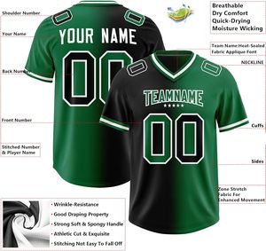 Maillot de football américain personnalisé OEM avec coutures durables, tissu léger et options de nom et de numéro de joueur personnalisées - Product Image 3