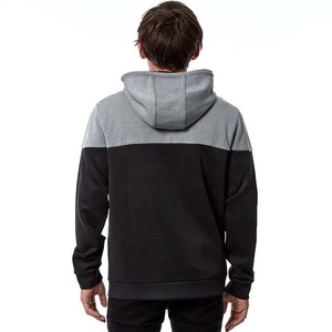 Streetwear, coton uni, logo personnalisé, vêtements pour hommes, sweat à capuche tendance, 100% coton, deux tons - Product Image 2