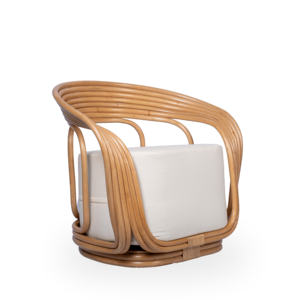 Best Choice Ziko Arm Chair Modern Design with Luxurious Seating Handmade Durable <b>Rattan</b> & Wood Leisure Chair for Living Room Use - Product Image 1