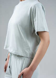 Camiseta de Verano para Mujer, 100% Algodón, Gruesa, Talla Grande, Estilo Vintage, Batik, Dobladillo Enrollado, Estampado Personalizado, Secado Rápido, Transpirable - Product Image 3