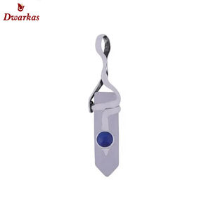 925สไตล์คลาสสิกอินเทรนด์เครื่องประดับเงินสีรุ้งดวงจันทร์ดวงจันทร์สีเงินธรรมชาติจี้ดินสออัญมณีหลายแบบขายส่งตามต้องการ - Product Image 1