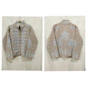 Men and Women Quilted <b>Corduroy</b> Varsity <b>Jacket</b> with Embroidery Custom Logo Autumn Winter Short Coat - Product Image 1