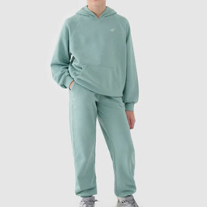 ชุดวอร์มแบบสวมหัวมีฮู้ดของเด็กผู้หญิงชุดวอร์มแบบสวมหัวแบบลำลองระบายอากาศได้คุณภาพพรีเมี่ยม - Product Image 1