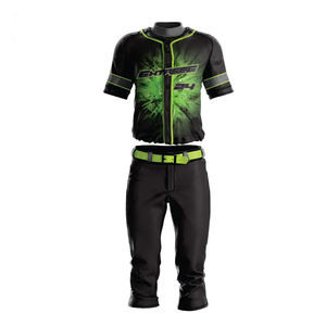 Maillot de Baseball Softball Personnalisé pour Hommes Respirant Vente en Gros Chemises à Broderie Unie Maillot de Baseball Softball Vierge Personnalisé - Product Image 2