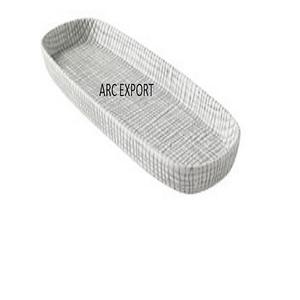 Juego de 3 bandejas de comida blancas, bandejas de comida de madera de diferentes tamaños para bodas y eventos, Decoración de mesa, bandeja de mosaico a la venta - Product Image 6