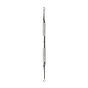Extractor de Comedones de Acero con Alto Contenido de Carbono de 15 CM |   Herramienta Profesional de Doble Punta para Eliminar Puntos Negros y Espinillas del Rostro, Marca Acne-UBI - Product Image 2