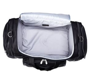 Grand sac de sport en cuir pour le voyage ou la salle de sport, sac de week-end pour voyageurs, bagage à main, sac de sport pour hommes et femmes - Product Image 1