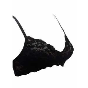 Achetez-en un, obtenez-en un gratuitement! Soutiens-gorge sans rembourrage noirs Freesia - Product Image 2