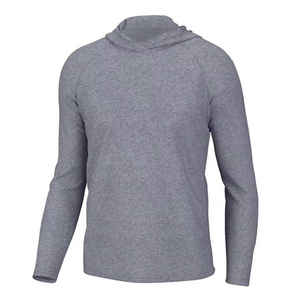Sweat à capuche de pêche à manches longues pour hommes Protection solaire UPF 50 100% Polyester Vêtements de sport Design personnalisable Service OEM - Product Image 4