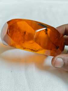 Brazalete de Resina Naranja para Fiesta de Bodas, Estilo Ángel, Personalizable, Duradero, Hecho a Mano, Joyería de Moda para Mujer - Product Image 4