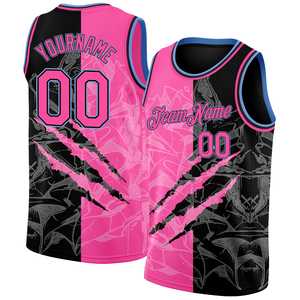 Uniforme de baloncesto con impresión de grafiti, último diseño, Impresión de logotipo personalizado, uniforme de baloncesto, camisetas de baloncesto con tarifa al por mayor - Product Image 1