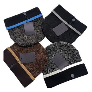 Colección Otoño Invierno 2025: Gorro de Lana 100% Versátil, Tejido, Cálido, Grueso, Térmico, Unisex, para Adultos, con Bordado a Máquina, para Exteriores y Clima Frío - Product Image 2