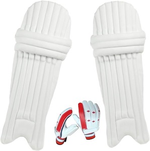 Guantes de críquet ligeros y cómodos de primera calidad y productos accesorios de protección de piernas para bateo - Product Image 1