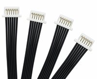 Faisceau de câbles JST SH 1.0mm GH 1.25mm 2P 3P 4P 5P 6P 8P 10P pour capteur de caméra, robot, carte PCB, personnalisé OEM