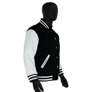 แจ็กเก็ตมันหนาวแจ็คเก็ตเบสบอลบอมเบอร์สไตล์วินเทจเสื้อแจ็คเก็ตหนังสำหรับผู้ชายจัดส่งแบบ DDP - Product Image 3