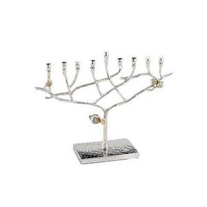 Menorá Decorativa de Aluminio, Diseño Contemporáneo, Ecológica, Hecha a Mano para el Hogar, Sinagoga, Oficina, Celebraciones, Navidad, Pascua - Product Image 6