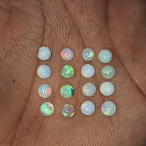 Mini cuentas de ópalo de circón natural, semillas de 3mm y ópalos pequeños para hacer joyas, piedras preciosas sueltas para manualidades y contexto de piedras preciosas - Product Image 5