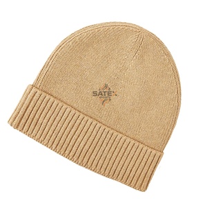 OME Winter Warm Unisex Knitted Custom Logo Digital Printing Acrylic Jacquard Beanie Handmade Bobble Hat Cuffled Adjustable - Product Image 3