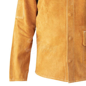 Último diseño chaqueta de soldadura resistente gran oferta de alta calidad ropa de trabajo hombres soldadura chaqueta de invierno hecha en Pakistán - Product Image 6