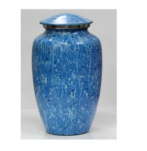 โกศบรรจุอัฐิสำหรับผู้ใหญ่ รุ่น ZHE Deep Blue Ocean สไตล์อเมริกัน ทำจากอะลูมิเนียม ความจุ 220 คิวบิกนิ้ว ดีไซน์ทนทาน - Product Image 3