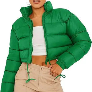 Chaqueta acolchada para mujer con cierre para el invierno, calidez y Elegante ropa para exteriores, chaqueta acolchada ligera para mujer - Product Image 5