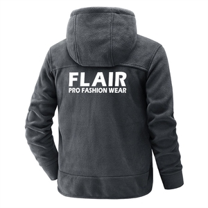 Chaqueta con Capucha y Cremallera Completa de Forro Polar Ligero para Hombre - Product Image 3