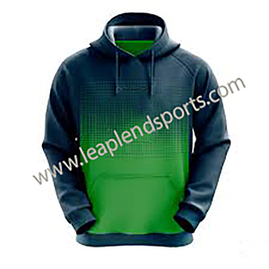 Sudadera con logotipo personalizado sublimación para adultos jóvenes niños-Sudadera con capucha deportiva de ganchillo con tejido bordado para otoño - Product Image 5