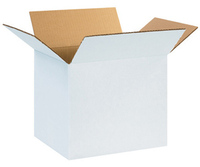 Boîtes en carton rigide blanc écologiques en gros, papier kraft, revêtement UV, laminage mat - Solution d'emballage robuste pour cadeaux et artisanat