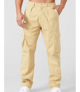 Pantalones Cargo de Senderismo para Hombre, Color Sólido, Corte Ajustado, Fabricación Profesional, Ligeros, Personalizables OEM - Product Image 2