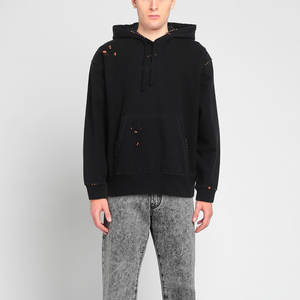 New Design Best Selling Winter <b>Men</b> Acid Wash <b>Hoodies</b> <b>Plain</b> Dyed Low MOQ Wholesale <b>for</b> Sale - Product Image 2