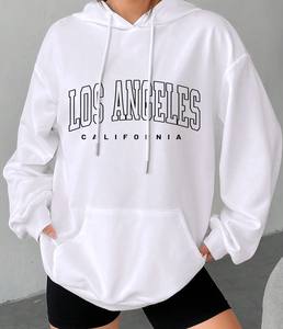 100% coton vente en gros sweats à capuche pour femme pull à épaules tombantes de haute qualité personnaliser sweats à capuche imprimés par sublimation - Product Image 6