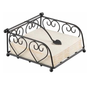 Kitchenware Napkin <b>Holder</b> with Handle Wholesale Supplier Metal Iron <b>Tissue</b> Box <b>Holder</b> for <b>Kitchen</b>/Bathroom <b>Tissue</b> Box - Product Image 4