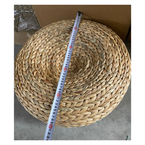 ผักตบชวาเบาะนุ่มออตโตมันสำหรับห้องนั่งเล่นและพื้นที่ที่สะดวกสบาย - Product Image 5