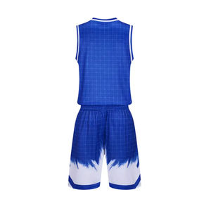 Ensemble de maillot et short de basketball personnalisé 2026, imprimé, séchage rapide, respirant, 100% polyester, uniforme d'équipe unisexe, logo personnalisé OEM/ODM - Product Image 3